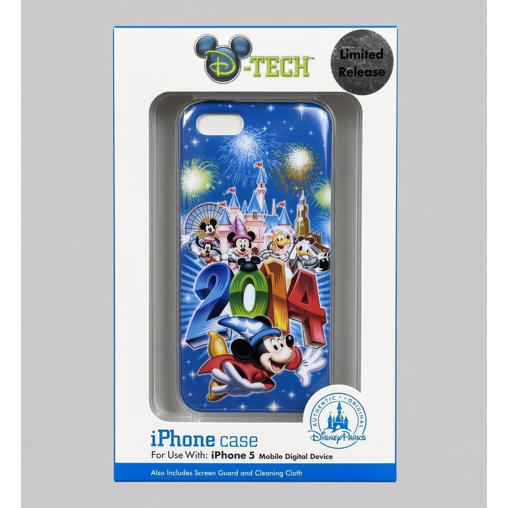 Disney Parks D-TECH iPhone 5 Case Limited Release 2014 Sorcerer Mickey Sealed